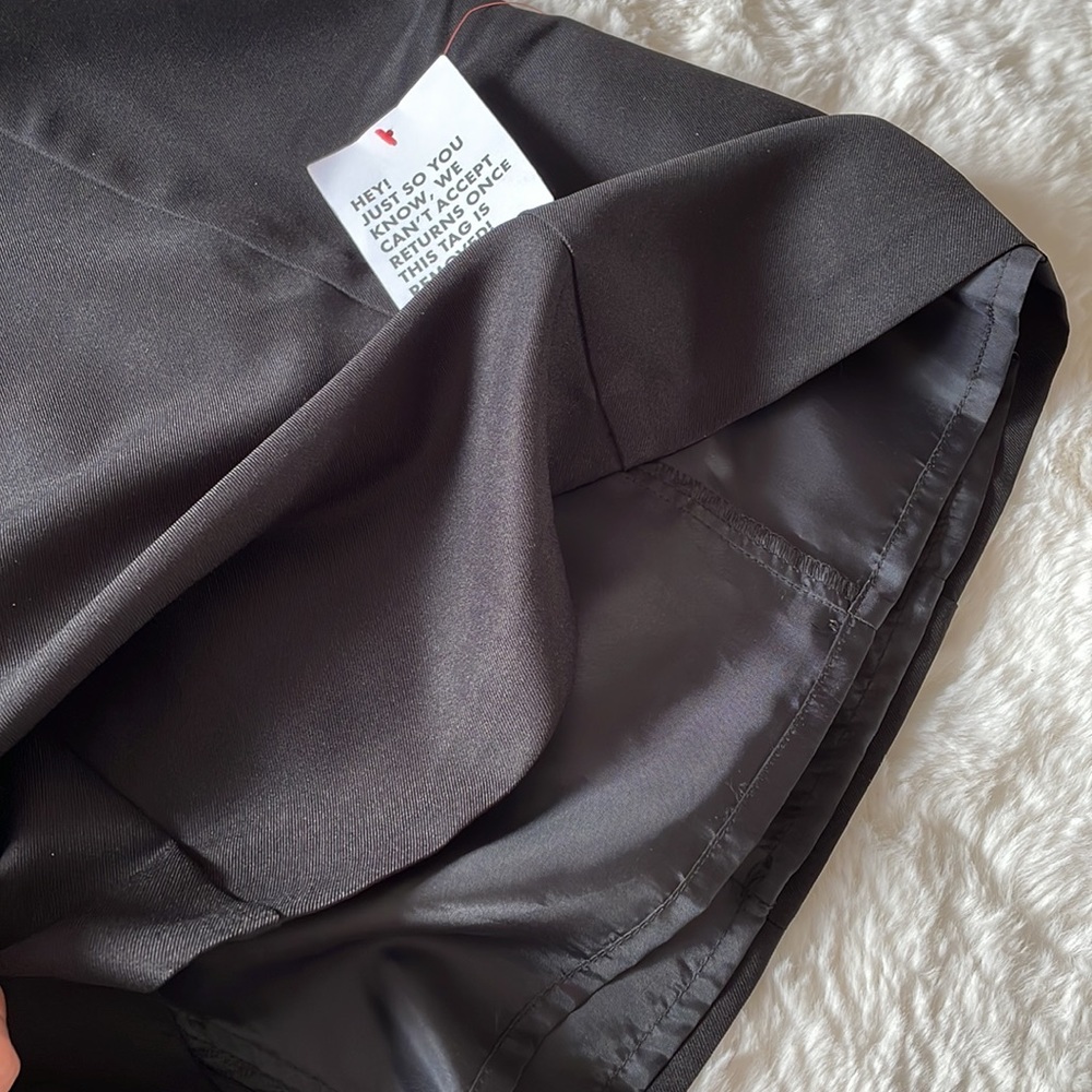 Topshop two-in-one Cutout Detail blazer mini dress in black - Picture 12 of 16